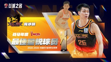 庞峥麟场均16.6分当选CBA年度最佳星锐球员|赛季常规赛|本土球员|江苏肯帝亚|篮板|篮球_新浪体育_新浪新闻